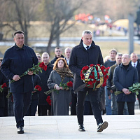 Работники Национального кадастрового агентства почтили память жертв Хатынской трагедии