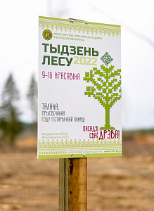 Работники Национального кадастрового агентства приняли участие в акции «Неделя леса – 2022».