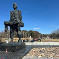 Работники Национального кадастрового агентства почтили память жертв Хатынской трагедии